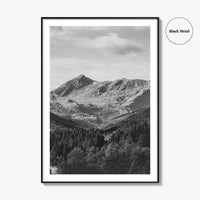 Norway Black and White Fine Art Photo Print, Scandinavia Wall Poster