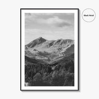 Norway Black and White Fine Art Photo Print, Scandinavia Wall Poster