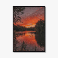 Prospect Park Lake Fine Art Photo Print, Brooklyn, New York City, USA, Poster