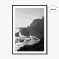 Malibu Black and White Fine Art Photo Print, Los Angeles California Poster