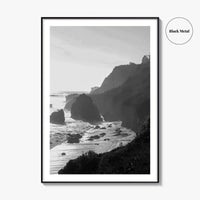 Malibu Black and White Fine Art Photo Print, Los Angeles California Poster