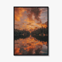Horseshoe Lake Fine Art Photo Print, Adirondack Mountains, New York USA Wall Poster