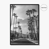 Palm Springs Black and White Fine Art Photo Print, Coachella Valley Poster