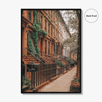 Upper East Side Fine Art Photo Print, Manhattan, NYC, NY, Wall Decor, Poster, Brownstones
