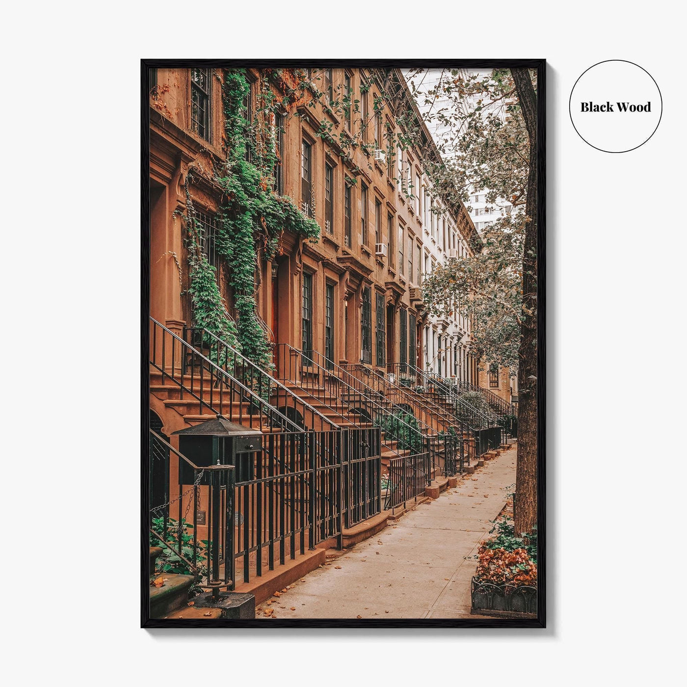 Upper East Side Fine Art Photo Print, Manhattan, NYC, NY, Wall Decor, Poster, Brownstones