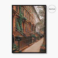 Upper East Side Fine Art Photo Print, Manhattan, NYC, NY, Wall Decor, Poster, Brownstones