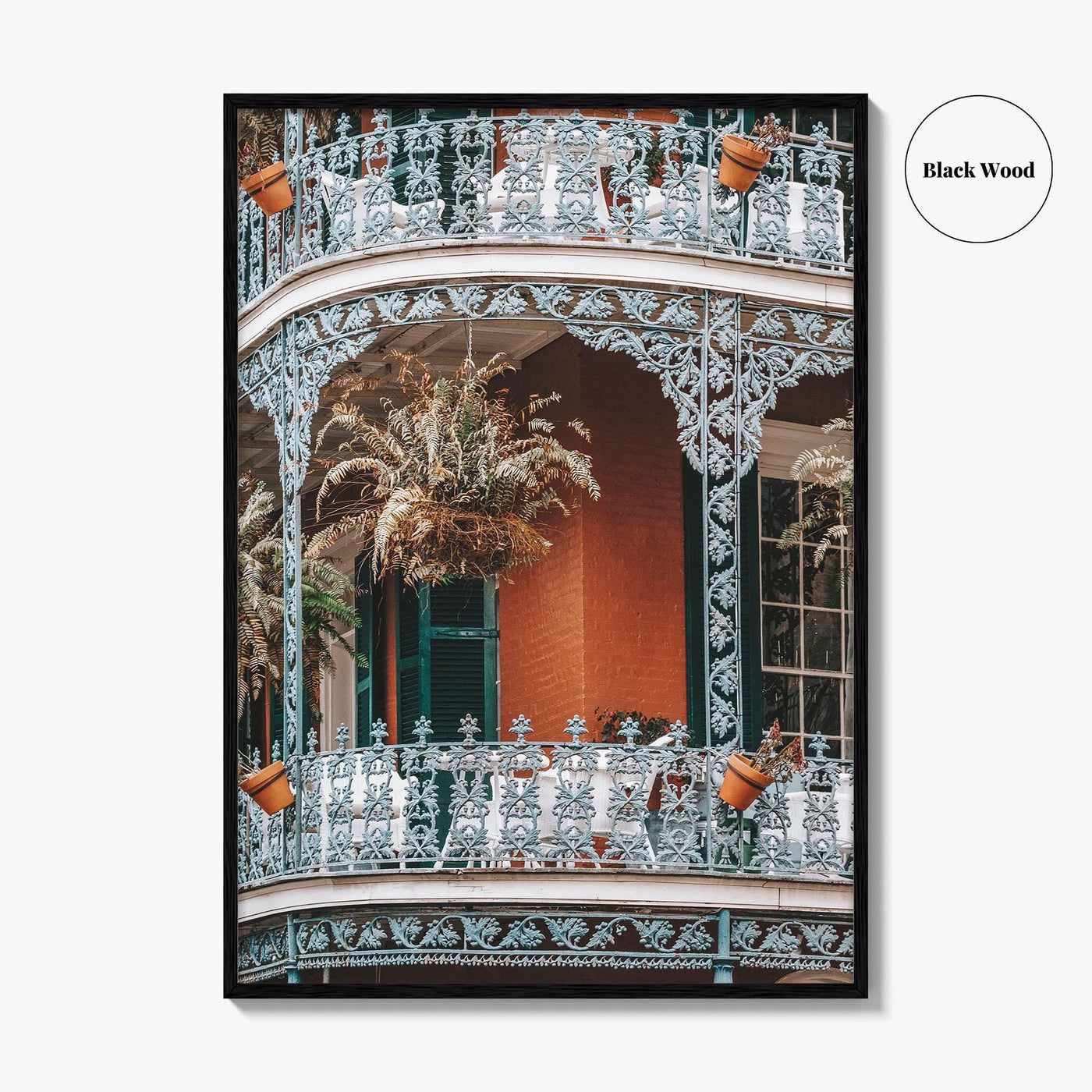 New Orleans Fine Art Photo Print, French Quarter Balconies, Louisiana Poster, NOLA USA