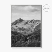 Norway Black and White Fine Art Photo Print, Scandinavia Wall Poster