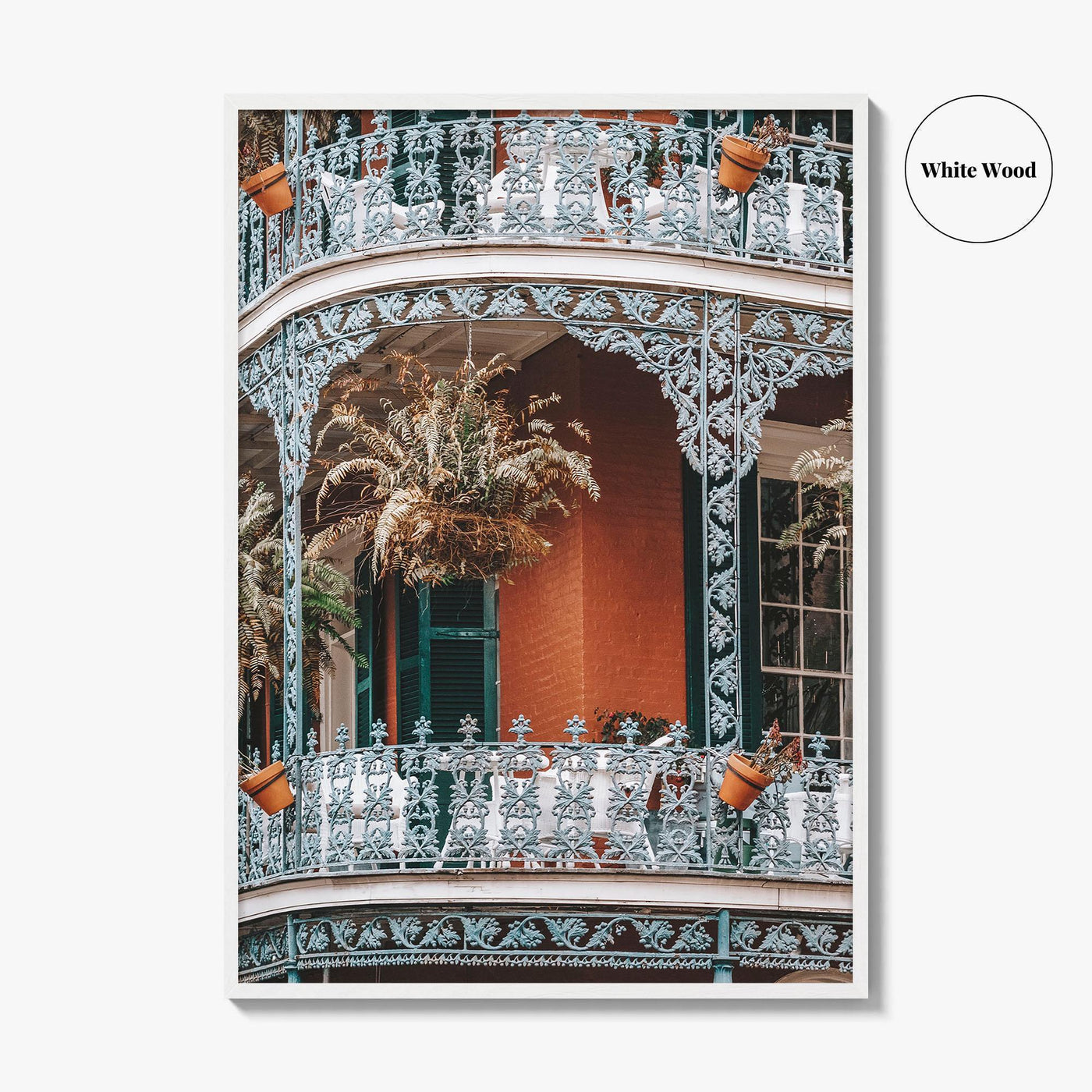 New Orleans Fine Art Photo Print, French Quarter Balconies, Louisiana Poster, NOLA USA