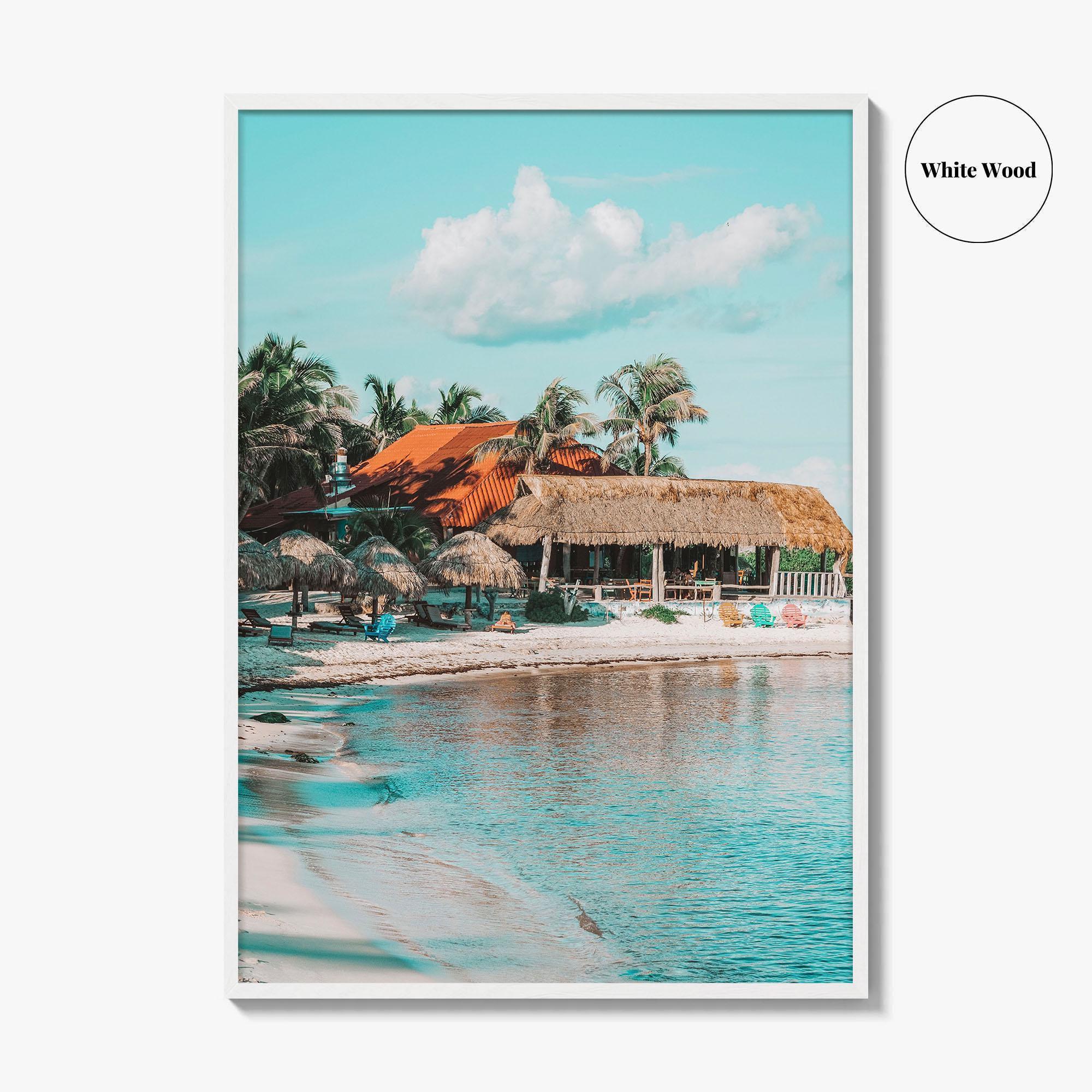 Tulum Fine Art Photo Print, Beach Wall Decor, Riviera Maya Poster, Quintana Roo Mexico