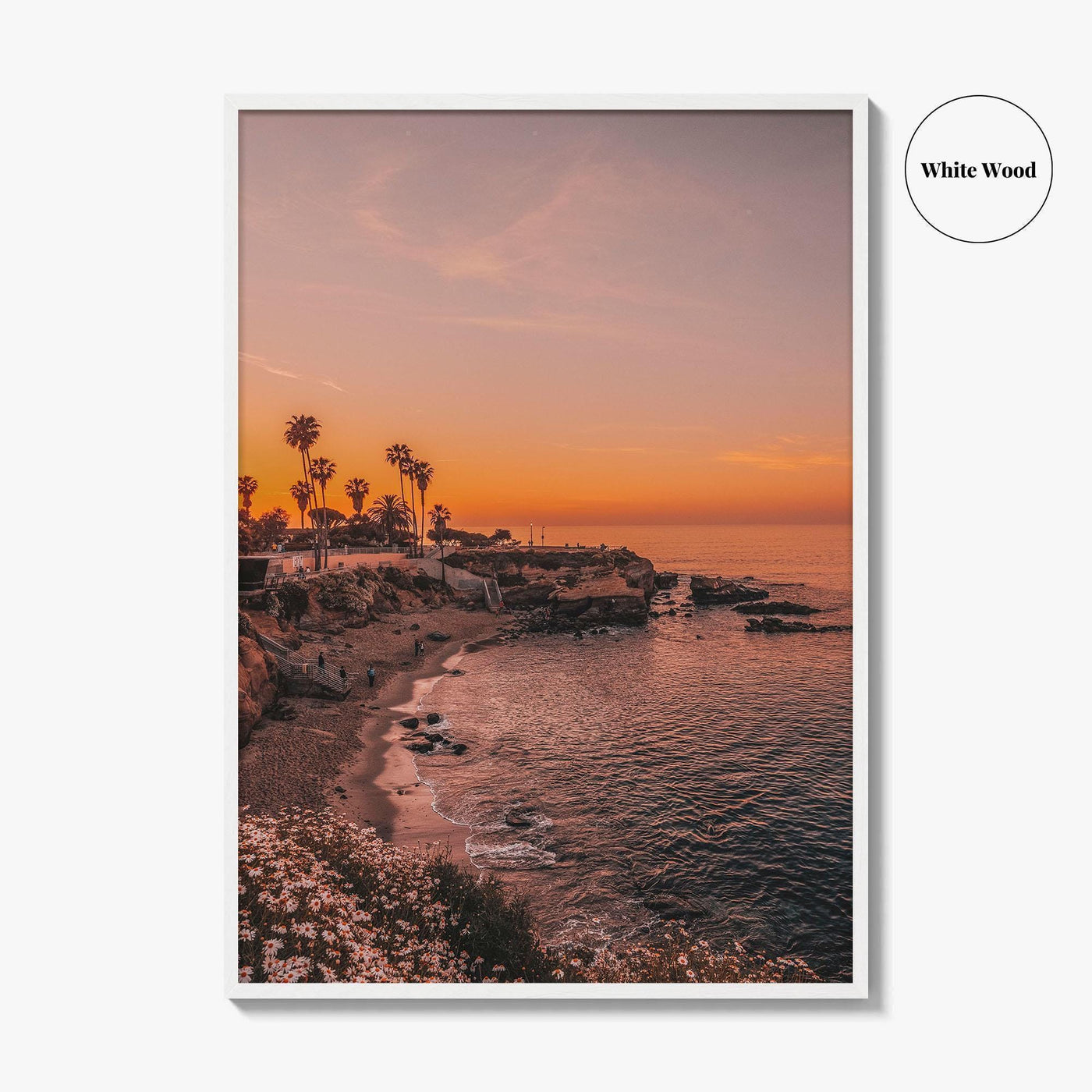 La Jolla Fine Art Photo Print, San Diego California Beach Wall Decor Poster, USA