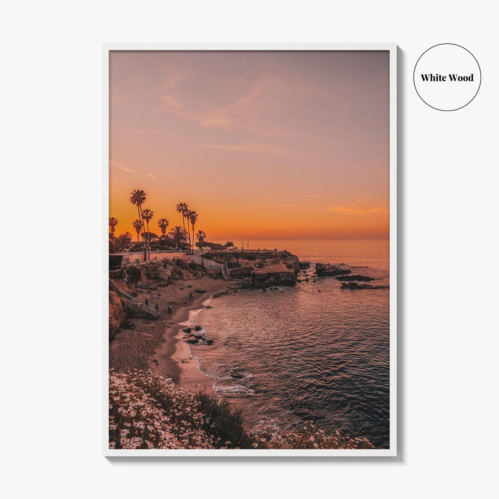 La Jolla Fine Art Photo Print, San Diego California Beach Wall Decor Poster, USA