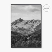 Norway Black and White Fine Art Photo Print, Scandinavia Wall Poster