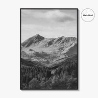 Norway Black and White Fine Art Photo Print, Scandinavia Wall Poster