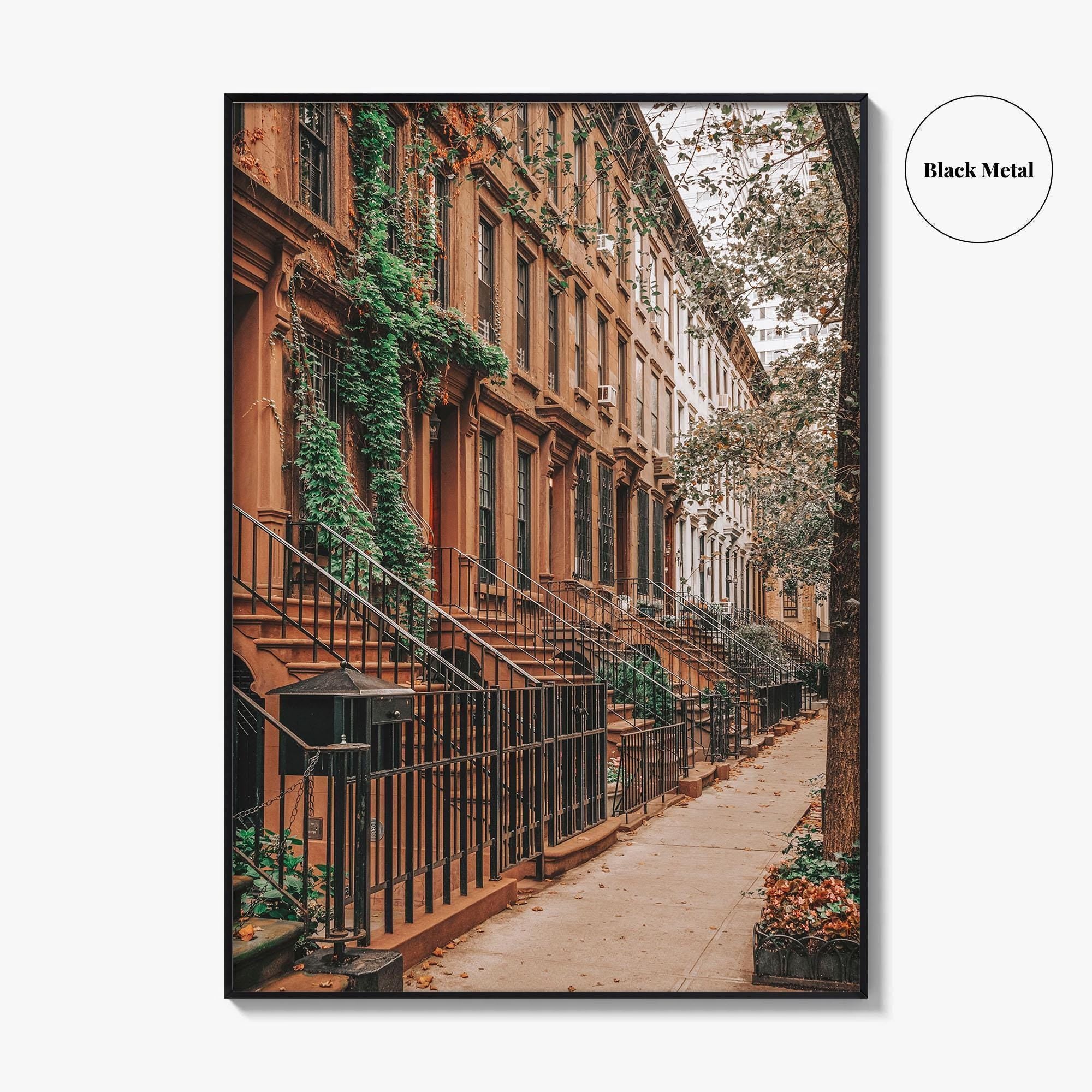 Upper East Side Fine Art Photo Print, Manhattan, NYC, NY, Wall Decor, Poster, Brownstones