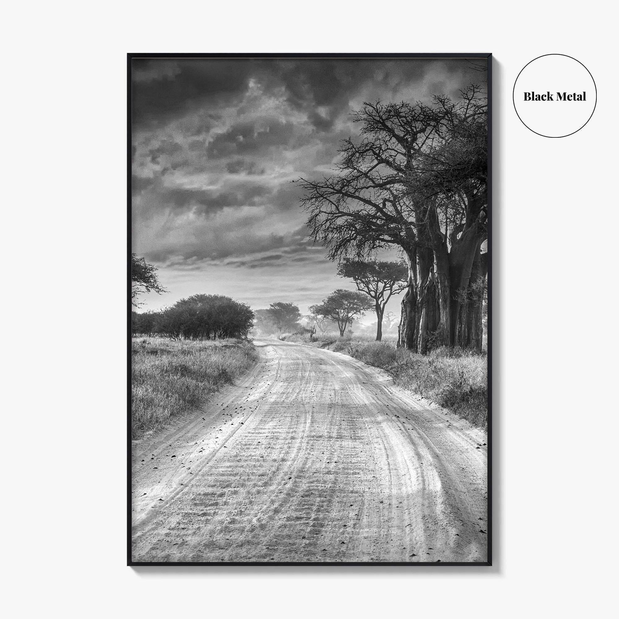 Tanzania Black and White Fine Art Photo Print, Africa Wall Art, Safari Poster