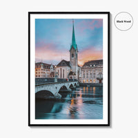 Zurich Fine Art Photo Print, Switzerland Wall Poster, Zürich City