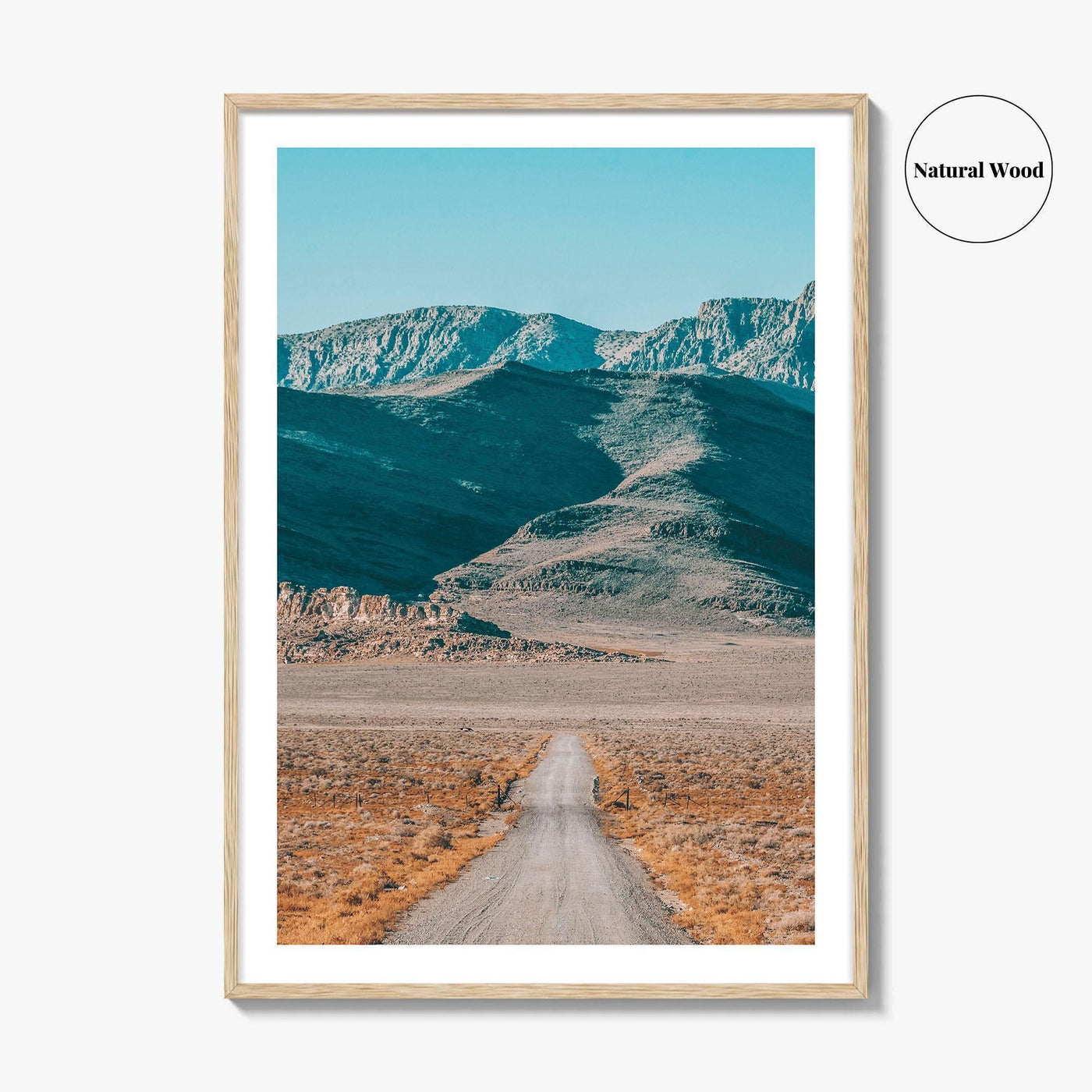 US Route 50 Utah Fine Art Photo Print, Great Basin Desert Mountains, USA Poster