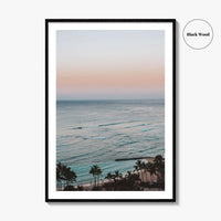 Waikiki Beach Fine Art Photo Print, Honolulu, Oahu, Hawaii USA Wall Poster