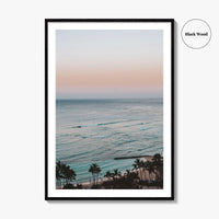 Waikiki Beach Fine Art Photo Print, Honolulu, Oahu, Hawaii USA Wall Poster