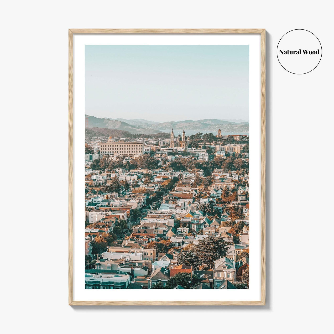 San Francisco Fine Art Photo Print, Tank Hill Park, California, USA Wall Decor Poster