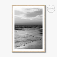 Huntington Beach Black and White Fine Art Photo Print, Orange County California Poster