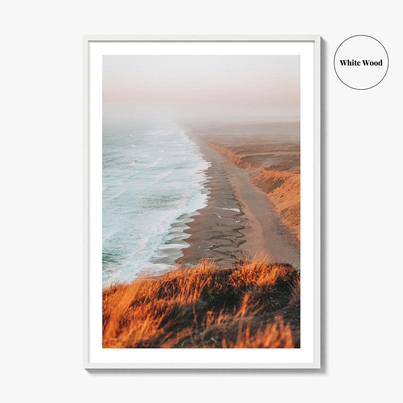 Point Reyes National Seashore Fine Art Photo Print, South Beach Overlook, California Poster
