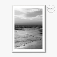 Huntington Beach Black and White Fine Art Photo Print, Orange County California Poster