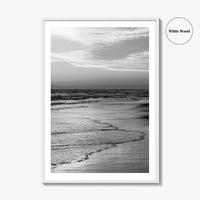 Huntington Beach Black and White Fine Art Photo Print, Orange County California Poster