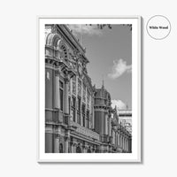 San Jose Costa Rica Black and White Fine Art Photo Print, City Wall Poster