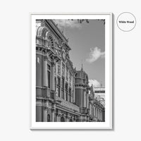 San Jose Costa Rica Black and White Fine Art Photo Print, City Wall Poster