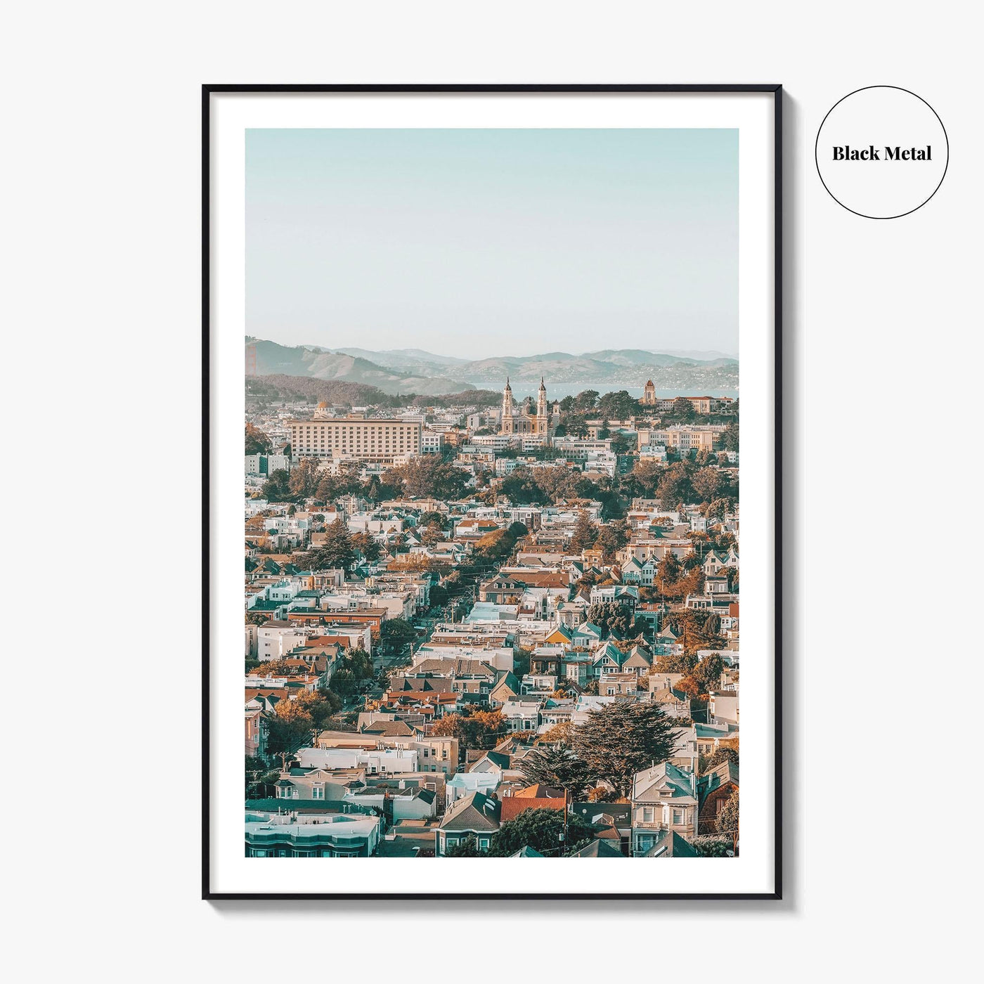 San Francisco Fine Art Photo Print, Tank Hill Park, California, USA Wall Decor Poster