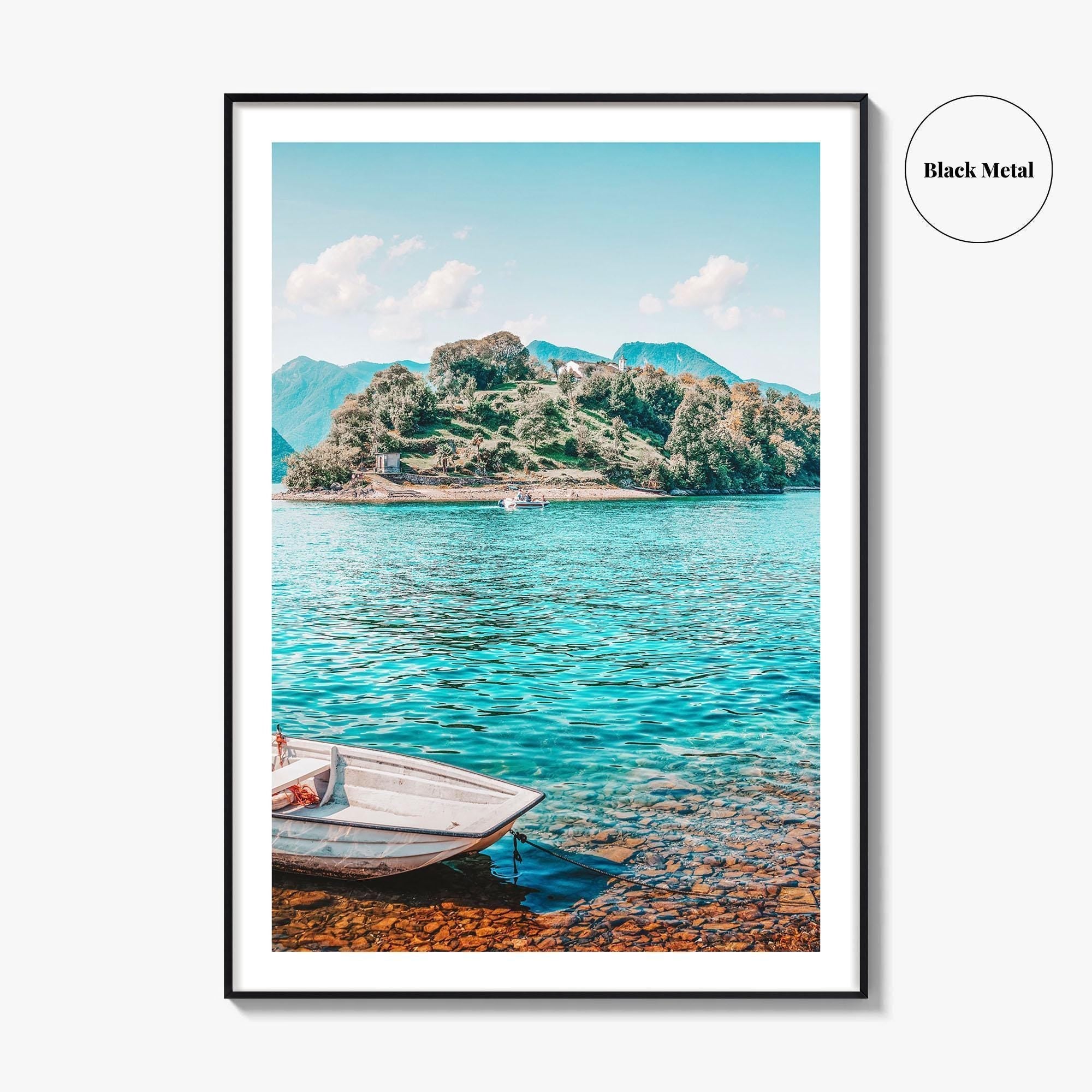 Lake Como Fine Art Photo Print, Comacina Island, Ossuccio, Lombardy Italy Wall Poster