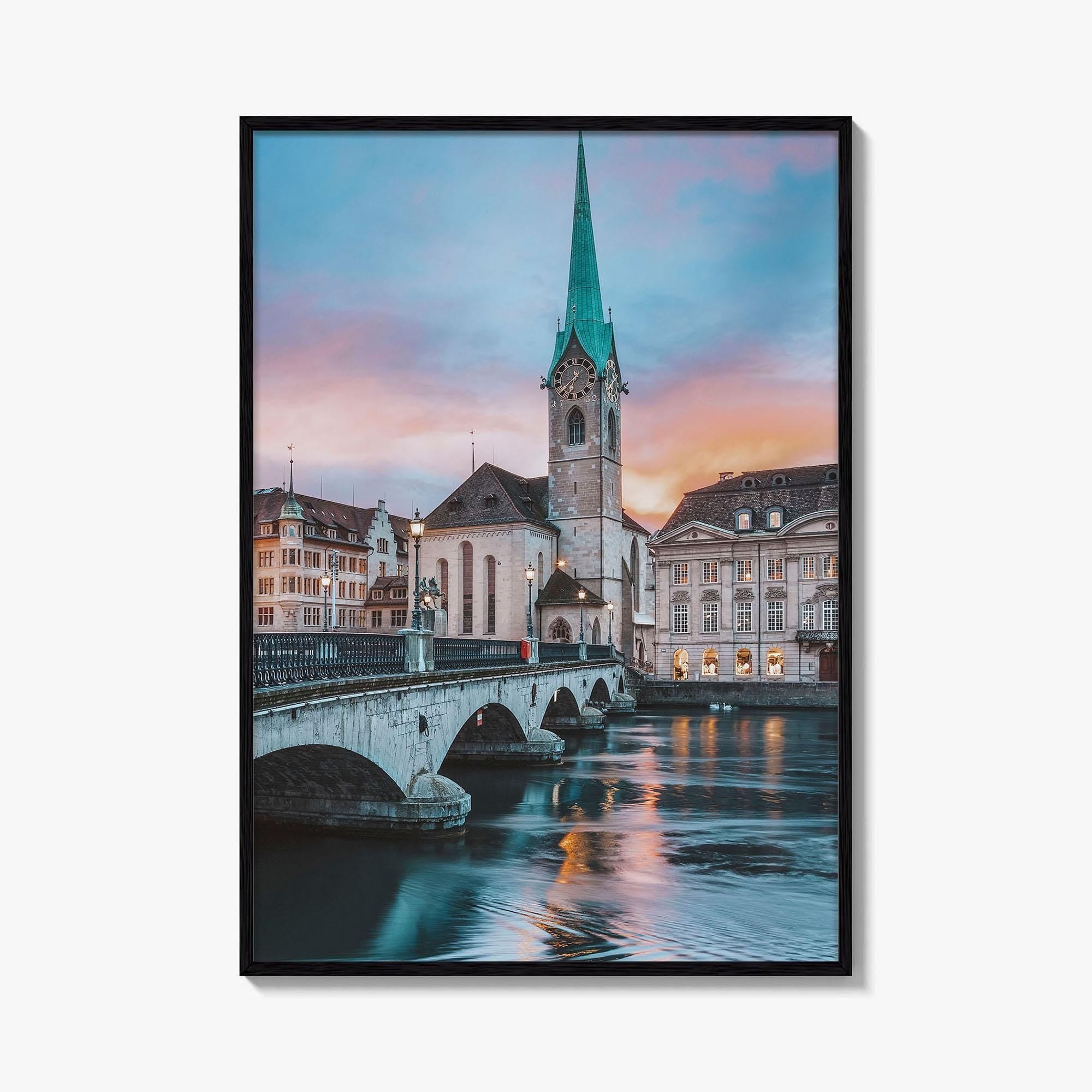 Zurich Fine Art Photo Print, Switzerland Wall Poster, Zürich City