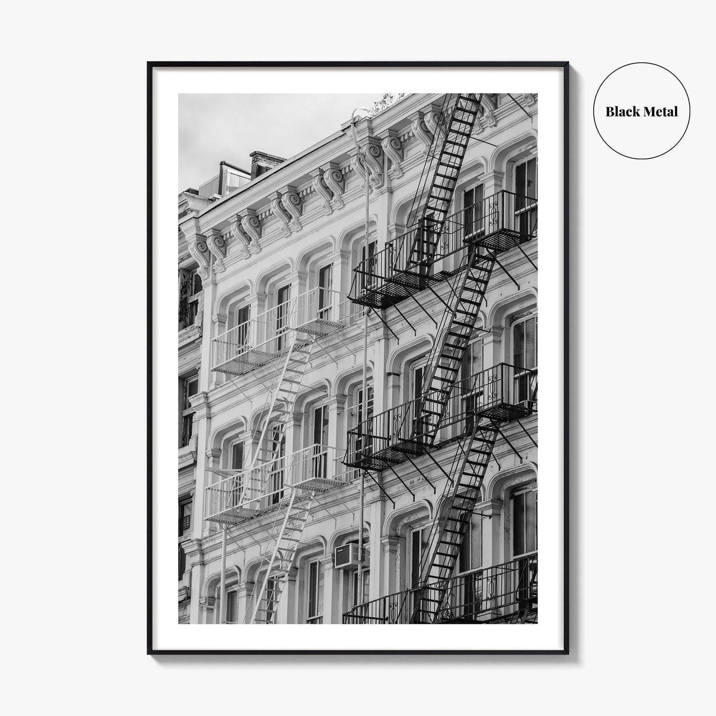 SoHo Black and White Fine Art Photo Print, New York City NYC, Manhattan Poster