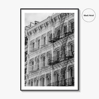 SoHo Black and White Fine Art Photo Print, New York City NYC, Manhattan Poster