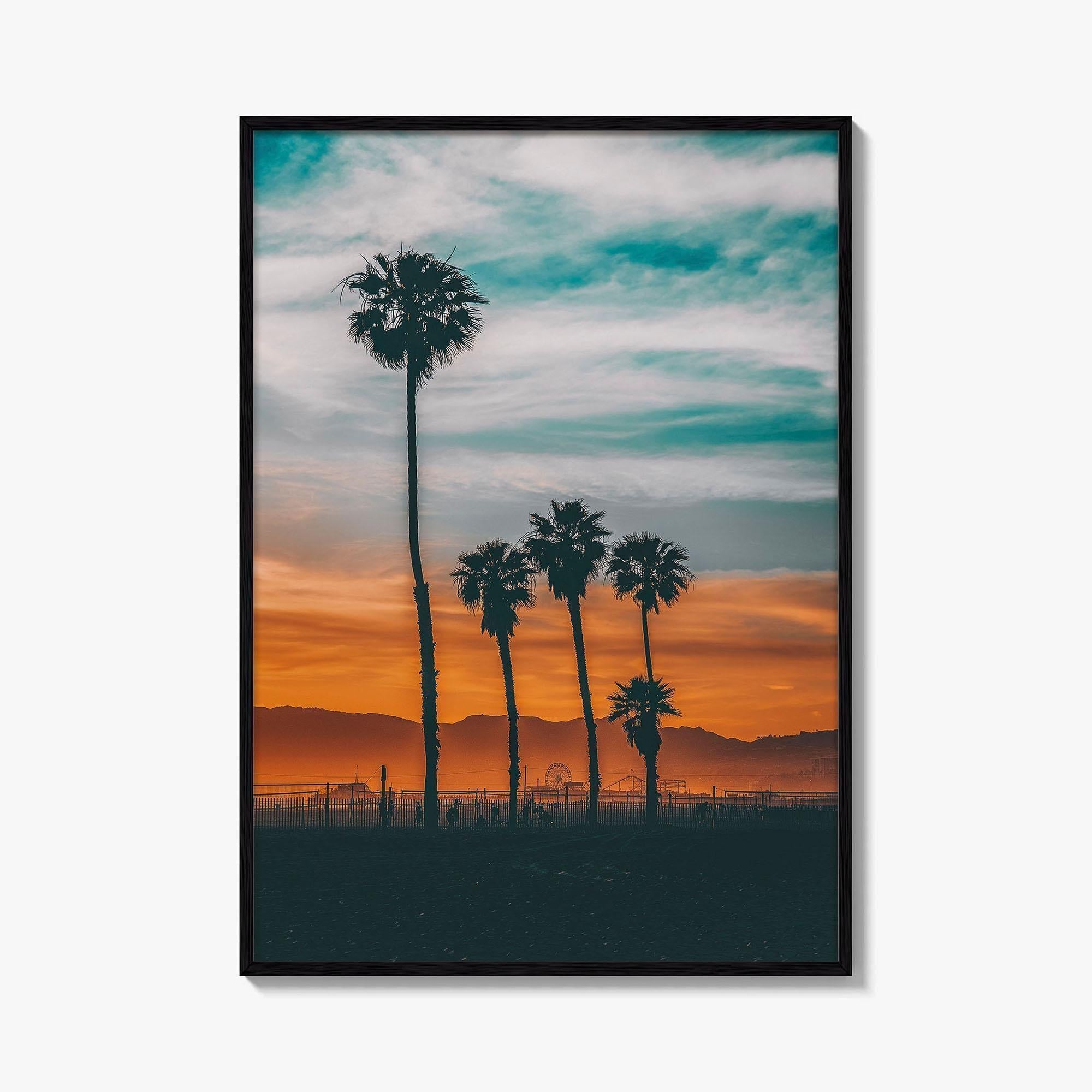 Venice Beach Fine Art Photo Print, Los Angeles, California, USA Poster, Palm Trees