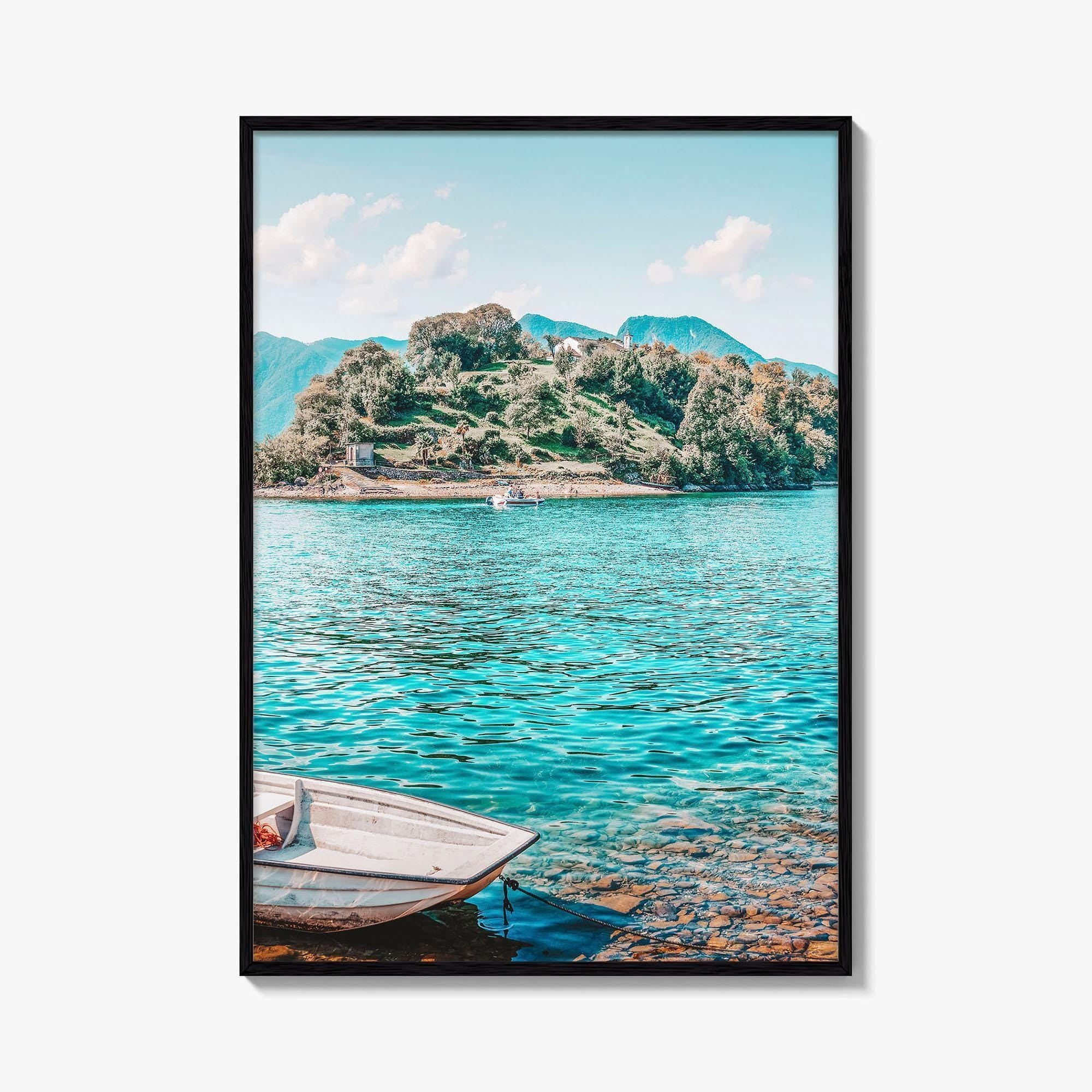 Lake Como Fine Art Photo Print, Comacina Island, Ossuccio, Lombardy Italy Wall Poster