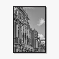 San Jose Costa Rica Black and White Fine Art Photo Print, City Wall Poster