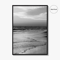 Huntington Beach Black and White Fine Art Photo Print, Orange County California Poster