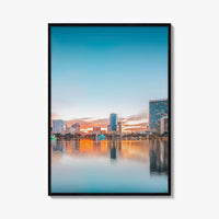 Orlando Skyline Fine Art Photo Print, Downtown Lake Eola Park, Florida USA Poster