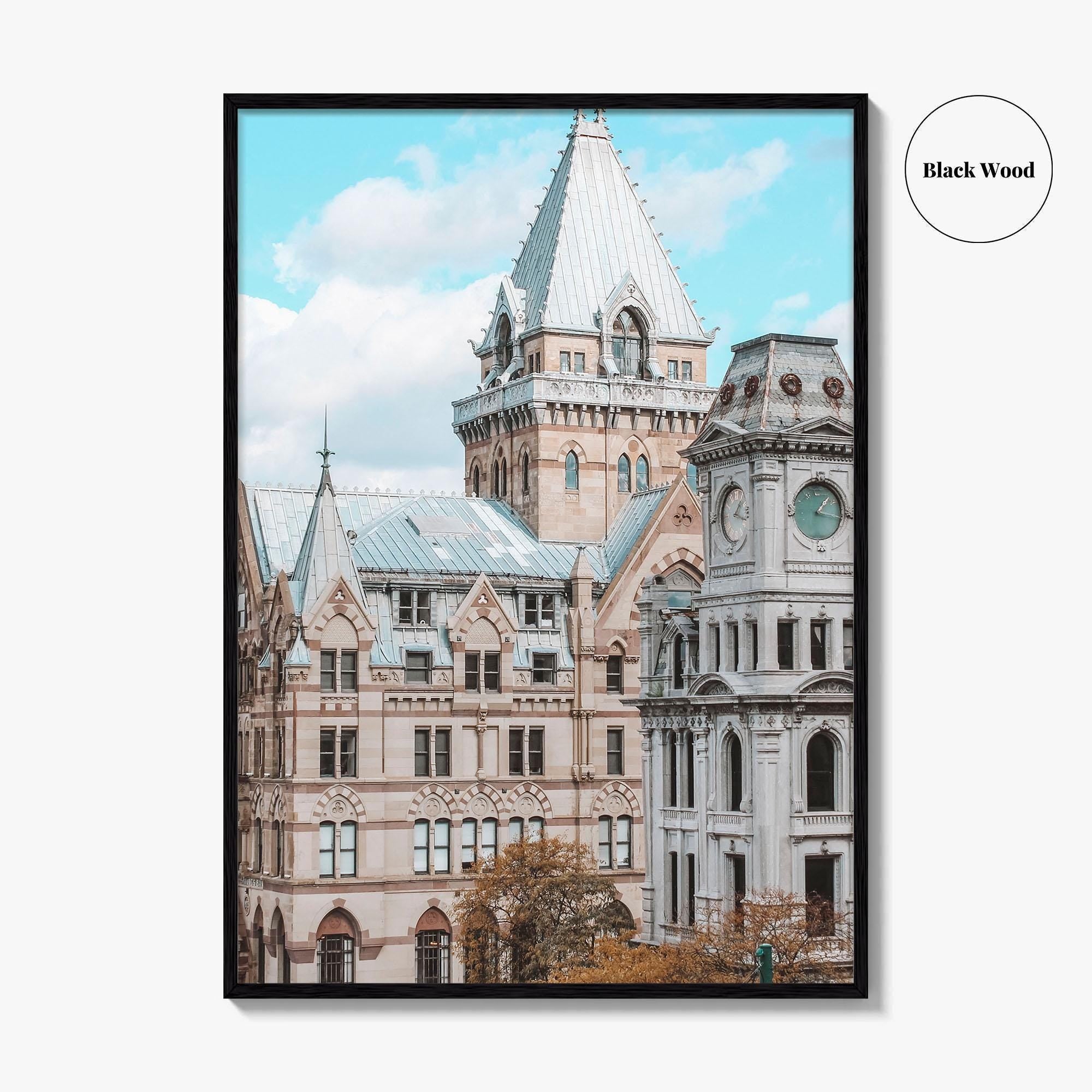 Syracuse New York Fine Art Photo Print, Fall Scenery Poster, Upstate NY USA