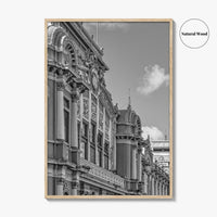 San Jose Costa Rica Black and White Fine Art Photo Print, City Wall Poster