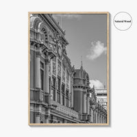 San Jose Costa Rica Black and White Fine Art Photo Print, City Wall Poster