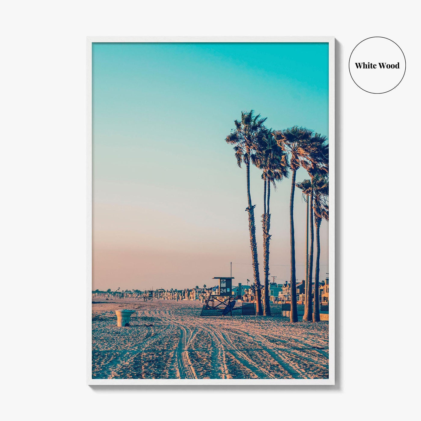Newport Beach Vintage Fine Art Photo Print, California Wall Poster, Orange County USA, SoCal