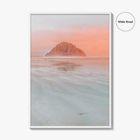 Morro Bay Beach Fine Art Photo Print, Morro Rock California Poster