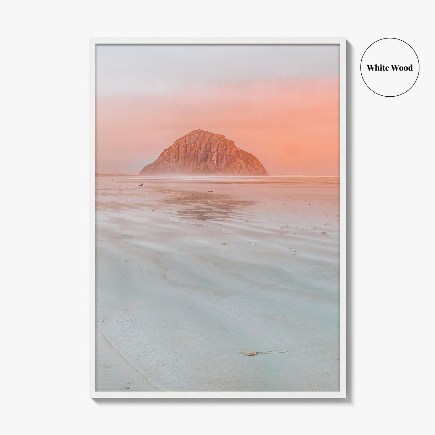 Morro Bay Beach Fine Art Photo Print, Morro Rock California Poster