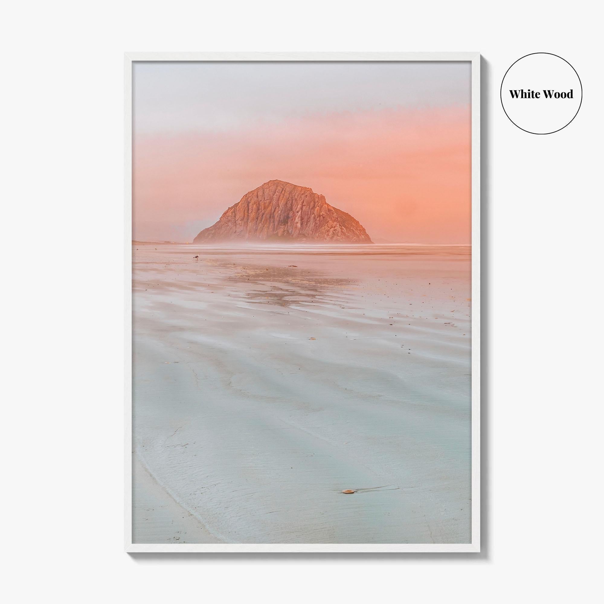 Morro Bay Beach Fine Art Photo Print, Morro Rock California Poster