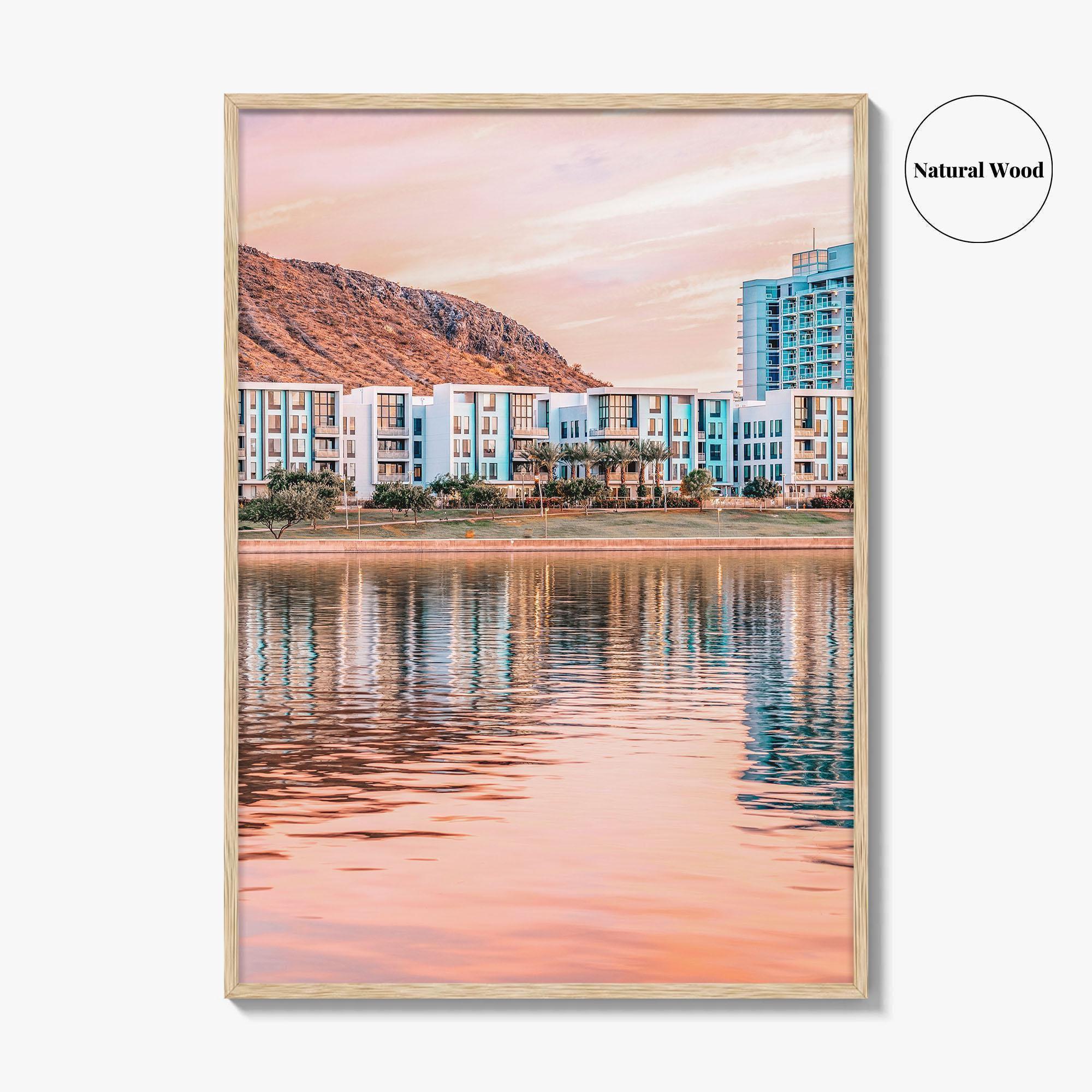 Tempe Fine Art Photo Print, Town Lake, Arizona, Phoenix, USA, Wall Decor, Poster