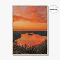 Pinnacle Overlook Pennsylvania Fine Art Photo Print, Susquehanna River, Holtwood, Lancaster County Wall Poster